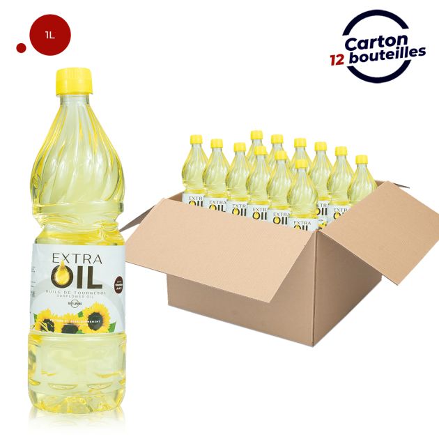 Extra Vegetable Oil.1L pack of 12